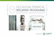 OLD MUTUAL FINANCIAL WELLBEING PROGRAMME National Communicators... · INSETA as learning providers BANKSETA Accredited NQF Level 1; 5 credits Salaried facilitators and presenters,