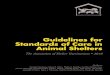 Guidelines for Standards of Care in Animal Shelters · / iÊ ÃÃ V >Ì Ê vÊ- i ÌiÀÊ6iÌiÀ >À > ÃÊUÊÓä£äÊ Guidelines for Standards of Care in Animal Shelters Authors: