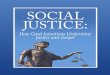 SOCIAL JUSTICE - Word FoundationsSOCIAL JUSTICE: How Good Intentions Undermine Justice and Gospel This publication has been co-published by the Cornwall Alliance for the Stewardship