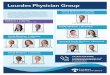 Lourdes Physician Group...Lourdes Physician Group Kelly T. Cahill, Jr., MD Lauren Bailey, MD Vasanth Nalam, MD Andree Caillet, MD Ray A. Quebedeaux, Jr., MD James M. Mwatibo, MD Jennifer