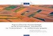 Agricultural Knowledge and Innovation Systems · Group of civil servants from the European Commission and the member states to reflect on Agricultural Knowledge and Innovation Systems