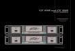 CS 6000 and CS 4000Power Amplifier Congratulations on your purchase of the CS 6000/ CS 4000, a power amplifier designed for years of reliable, flawless operation under ... ciency design