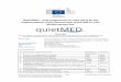 QUIETMED – Joint programme on noise (D11) for the ... · MS marine strategies ii) development of methodological aspects for the implementation of ambient noise monitoring programs