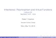 Inheritance: Polymorphism and Virtual Robb T. Koether (Hampden-Sydney College)Inheritance: Polymorphism