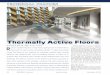 Thermally Active Floors - Golden Gate ASHRAE - Home Page · 2013-10-15 · or floors. Radiant heating with floor slabs with extensive, low tem-perature surfaces has the additional