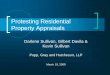 Protesting Residential Property Appraisals Residential...25.19 Notice of Appraised Value Section 25.19 {(a) By April 1 or as soon thereafter as practicable if the property is a single-family