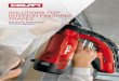 SOLUTIONS FOR INTERIOR FINISHING TRADES · 2020-07-08 · • We only use Hilti spare parts. ... tradies choose Fleet Management. SYSTEMS FOR INTERIOR FINISHING CONTRACTORS ... •