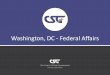 Washington, DC - Federal Affairs - CSG West · 2015-09-30 · Information and Transparency Act (UMIRA). • The legislation updates the Unfunded Mandates Reform Act of 1995 to ensure
