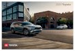 2020 Full Line eBrochure - Toyota · Mirai The 2020 Mirai Fuel Cell Electric Vehicle (FCEV) is powered by hydrogen, and its only emission is water. Mirai gives you the advanced technology