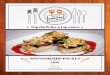 TNC 2019 Sponsor Packet Sponsorship Levels a Presenting Sponsor Chef's Table Sponsor Cl Gourmet Sponsor