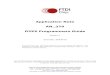D3XX Programmers Guide - FTDI · Application Note AN_379 D3XX Programmers Guide Version 1.7 Document Reference No.: FT_001196 Clearance No.: FTDI#456 10 Product Page Document Feedback