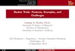 Basket Trials: Features, Examples, and Challenges · Basket vs. Umbrella Big Picture New ways of treating cancer !New trial designs! 5/ 42 Lindsay A. Renfro Basket and Umbrella Trials