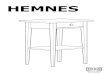 HEMNES - IKEA · 2018-07-31 · 100404 105057 100412 110331 12 © Inter IKEA Systems B.V. 2007 2017-10-23 AA-272568-6