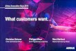 What customers want… - Airbus · What customers want… Airbus Innovation Days 2019 Christian Scherer Chief Commercial Officer Philippe Mhun EVP Programmes & Services Rémi Maillard