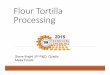Flour Tortilla Processing - tortilla-info.com · Mixing time is established by: ... •Sleeve and drum •dough is deposited into a reciprocating drum which is placed a stationary
