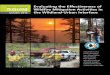 Evaluating the Effectiveness of Wildfire Mitigation Activities in … · 2019-05-23 · Community Wildfire Protection Plan (CWPP) case studies, which integrate the different elements
