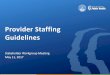 Provider Staffing Gu 2017-06-02آ  SAPC Provider Survey (April-August 2015) N = 189 SAPC-Contracted SUD