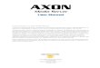 AXON - Main Light IndustriesProduct Name: Axon Product Number: All Product Options: All conforms to the following EEC directives: 73/23/EEC, as amended by 93/68/EEC 89/336/EEC, as