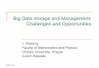 Big Data storage and Management: Challenges and Opportunities€¦ · Big Data Movement On the other hand: J. L. Leidner1 (R&D at Thompson Reuters, 2013): … buzzwords like “Big