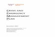 CRISIS AND EMERGENCY MANAGEMENT P · 2018-04-04 · Crisis and Emergency Management Plan 7 Last revised: December 2017 2. PLAN DOCUMENTATION 2.1 PROMULGATION TO: VIRGINIA TECH COLLEGES,