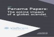 Panama Papers - Visibrain · The Panama Papers scandal was analysed using Visibrain, an online media monitoring platform for brand image protection and crisis management. Visibrain