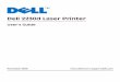 Dell 2230d Laser Printer User's Guide€¦ · Moving the printer ... to a professional service person. This product is designed, tested, and approved to meet strict global safety