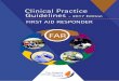 Clinical Practice Guidelines - 2017 Editiondonegalfirstaidservices.com/wp-content/uploads/2017/08/untitled.pdf · ST Elevation Myocardial Infarction ... Dr Myra Cullinane, President