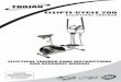 TROJAN · 4. The TROJAN ELLIPTI-CYCLE 200 ELLIPTICAL should be used by only one person at a time. 5. Be careful to maintain your balance while using, mounting, dismounting, folding,