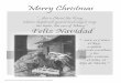 Feliz Navidad #453 Our Lady of Good Counsel Parish, Staten Island, NY Page #1 Feliz Navidad â€œ...este