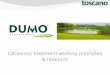 Ultrasonic treatment working principles & research...DUMO ultrasonic devices: research & engineering Cooperation agreements with European and local universities. New DUMO Algacleaner