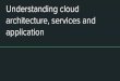 Understanding cloud architecture, services and application · 2017-04-26 · Understanding cloud architecture, services and application. Virtual Appliance Applications such as a Web