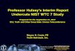 Professor Hulsey's Interim Report Undercuts NIST WTC 7 Studyhopeoutloud.org/pentagon/WTC7_Hulsey_Sept_2017.pdf · Dr. Hulsey’s Presentation •Dr. Leroy Hulsey, provided his September
