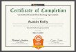 IGITAL MARKETER Ctrtífícatt of Completion Certified Email ......Certified Email Marketing Specialisi This is to cer (fy that Austin Kelly as uccessfully CÔmp e ed the Email arketlng