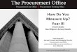 How Do You Measure Up? Year III - Procurementprocurementoffice.com/wp-content/uploads/2016/07/How-Do-You-M… · How Do You Measure Up? Cross-Canada Survey Results These slides highlight