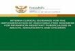 INTERIM CLINICAL GUIDANCE FOR THE IMPLEMENTATION OF ...€¦ · 7 | P a g e 1. INTRODUCTION This document provides interim clinical guidance on implementation of the modified short