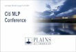 Citi MLP Conference - Amazon S3...strategies and objectives for future operations of Plains All American Pipeline, L.P. (“PAA”) and Plains GP Holdings, L.P. (“PAGP”). These
