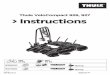 Thule VeloCompact 926, 927 Instructions - medias.auto5.beThule VeloCompact 926, 927 Instructions C.20150210 501-8029-01 927000 926000 Max 25 kg Max 60 kg 18,9 kg Complies with ISO