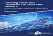 Restoring Power: How Lawmakers Can Lower Your Electric Bills3.amazonaws.com/windaction/attachments/2319/... · loss from higher electricity costs, never materialized. Instead, our