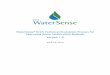 WaterSense® Draft Technical Evaluation Process for ......(i.e., be at least 30 percent more water-efficient than typical new home construction) from homes that do not. This . WaterSense