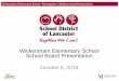 Wickersham Elementary School School Board Presentation...Wickersham Elementary School –Renovation / Addition Initial Presentation. Wickersham Elementary School. School Board Presentation