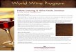 for the Wine Professional20Win… · Wine and Spirits from the Wine and Spirit Education Trust in London, and a Diploma of Tasting from the University of Burgundy, France. In 2008,