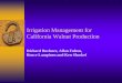 Irrigation Management for California Walnut Productioncetehama.ucanr.edu/files/23211.pdfWalnut Diameter (mm) Low Stress Mild Stress Moderate Stress Cumulative nut sizing of Chandler