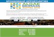 SPONSORSHIP OPPORTUNITIESalgaebiomass.org/wp-content/gallery/2012-algae-biomass-summit/20… · Mobile App (1 available) $10,000 The Summit’s app for has broad appeal (80% adoption