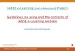 Guidelines on using and the contents of IABSE e-Learning websitethost-iabse-elearning.org/Guidlines/IABSE_Elearning_Guid... · 2019-05-29 · Guidelines on using and the contents