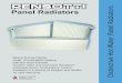 Panel Radiators Distinctive Hot Water Panel Radiatorssite.hitechheat.com/Panel_Radiators_Brochure.pdf · panel radiators emit both radiant and convective heat to produce a blanket