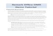 Remark Office OMR Demo Tutorial · The next page shows an image of the restaurant evaluation survey so you can get an idea of the type of form being used in this demonstration. The