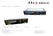 DMC Dryer controller · 2018-12-05 · DMC Dryer controller Models available DMC 11 DMC 14 DMC 15 with probes DRYMEC Ltd. Unit 4R Bramhall Moor Technology Park Tel 0161 487 4747 Pepper