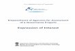 Empanelment of Agencies for Assessment of e-Governance ... For Assessment of... · 6 Scope of Work The broad scope of work is as under: 6.1 Understand project requirements 6.2 ustomize
