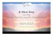 A New Day...Side Bar: The Ten Essential Public Health Services Monitor health status to identify community health problems. Diagnose and investigate health problems and health hazards