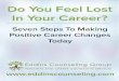 Do You Feel Lost In Your Career? - Eddins Counseling · A good fit career gives you a sense of purpose and meaning. You can take control of your career. Regardless of how you feel